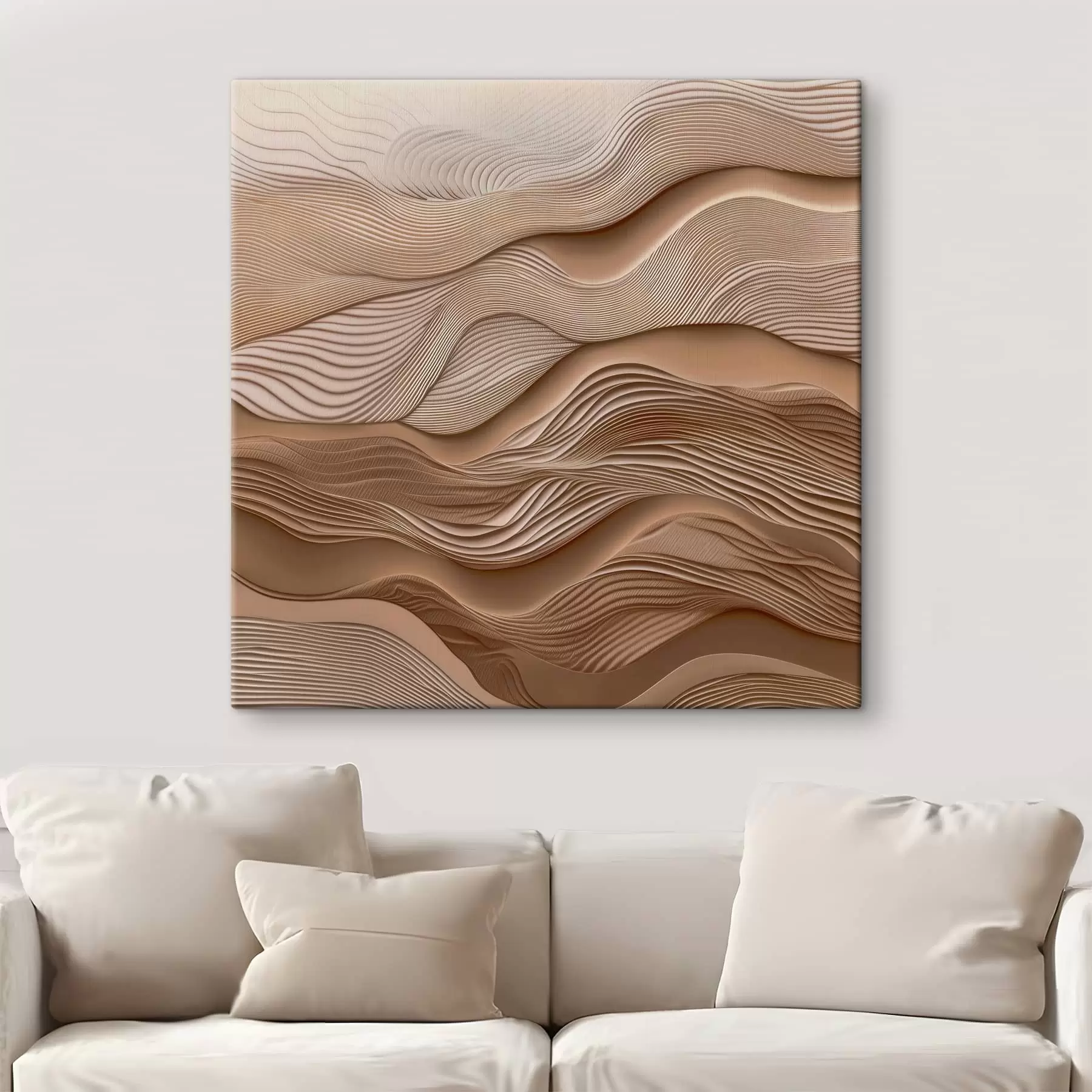 murales de pared Ondas abstractas con imitación de textura. s41358