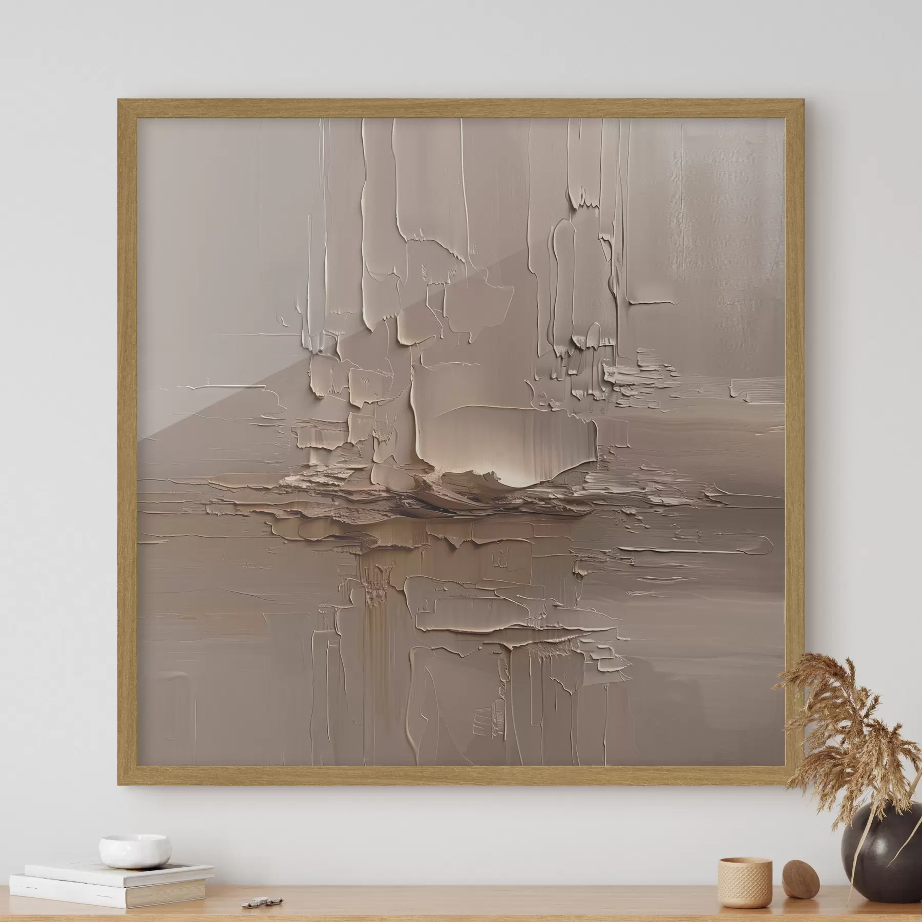 murales de pared Horizonte gris pardo f41356