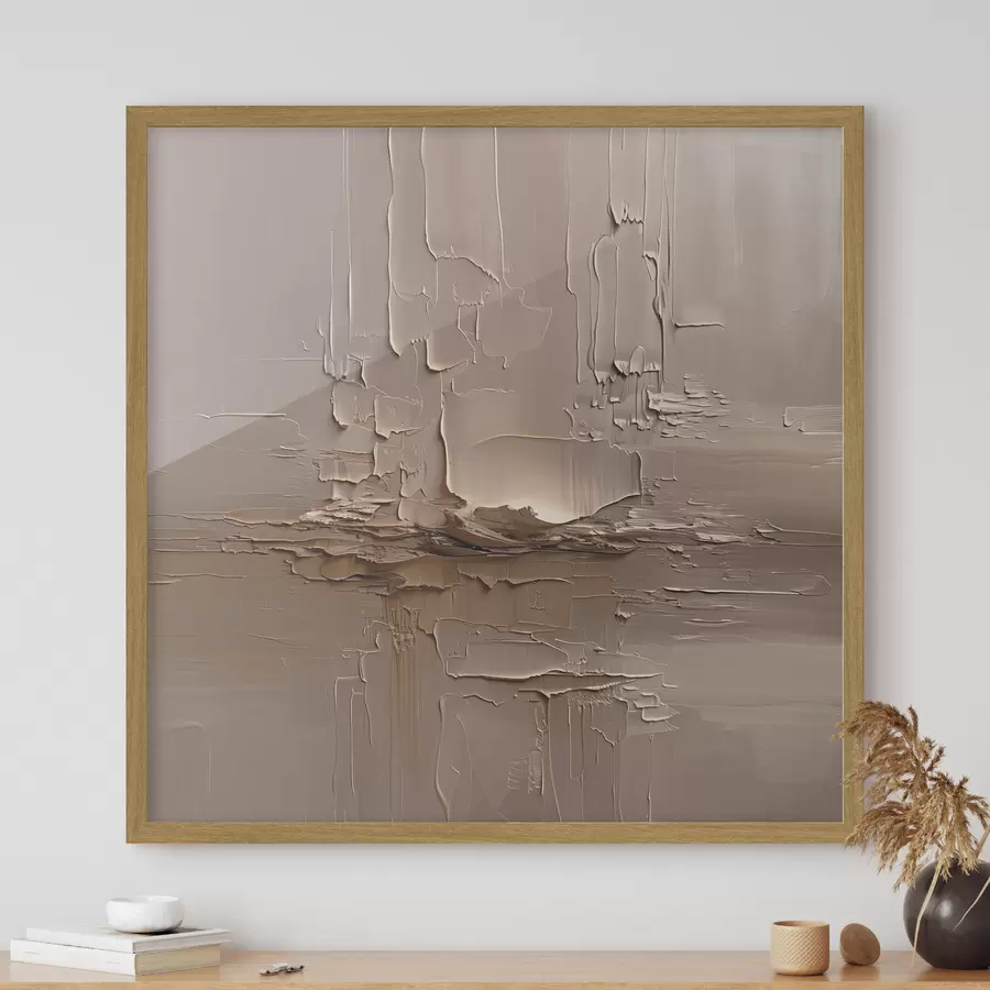 murales de pared Horizonte gris pardo f41356