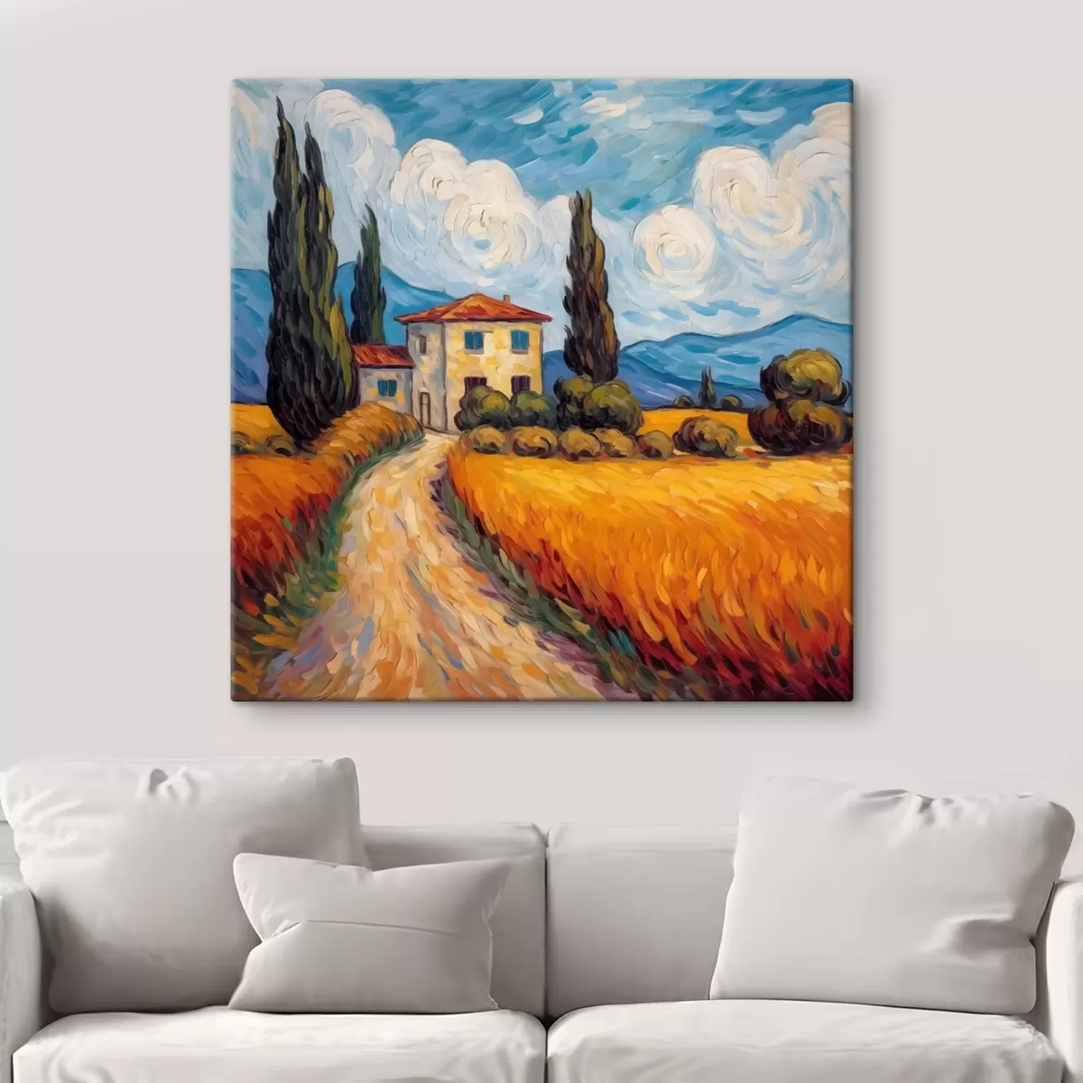 murales de pared Día soleado en la Toscana s41500