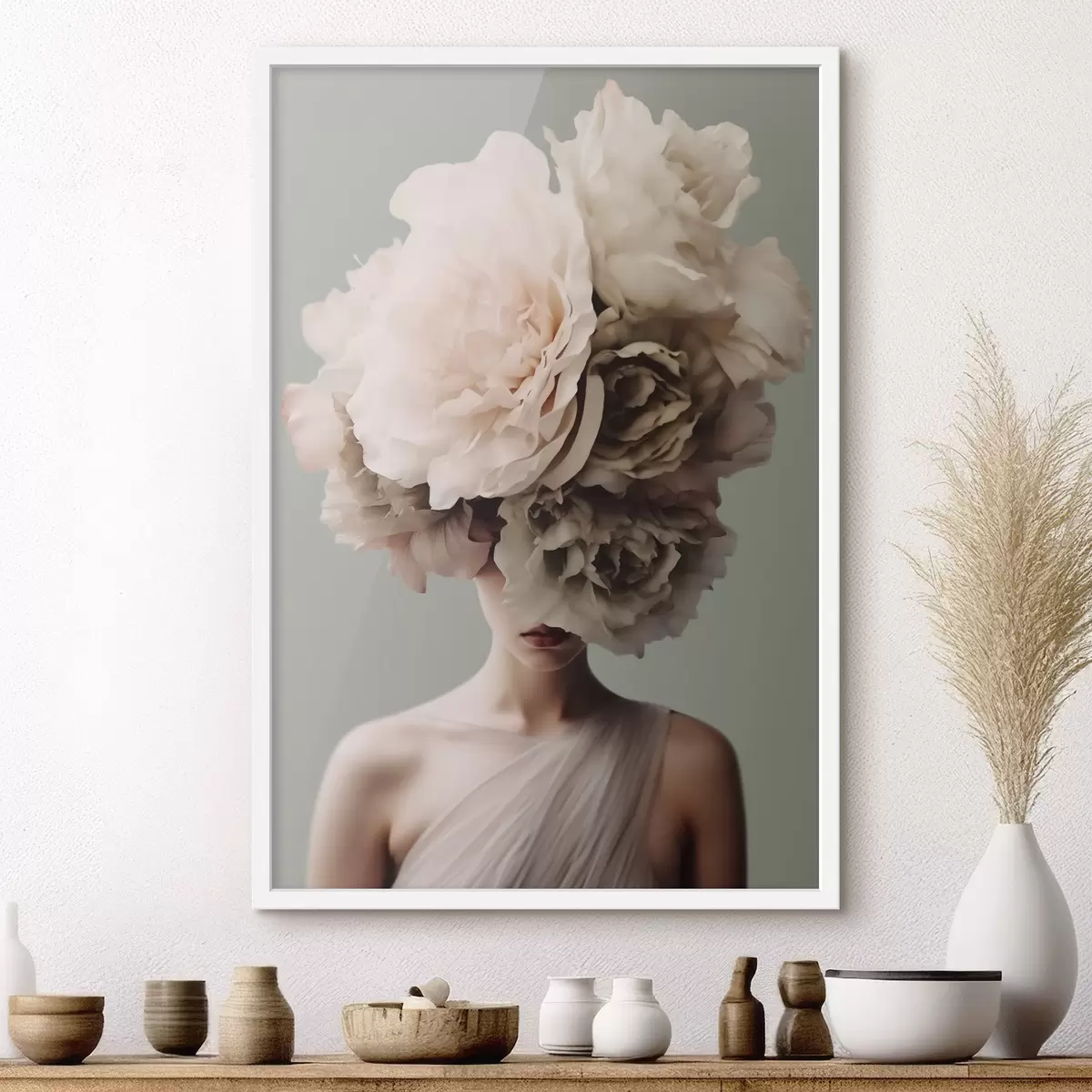 Poster Flores en lugar de palabras f41483