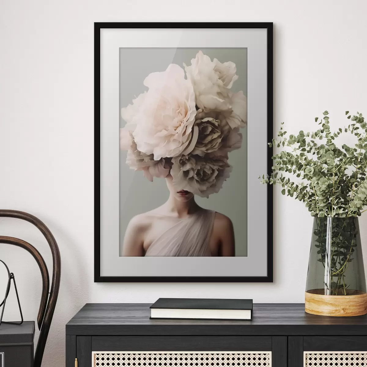 Poster Flores en lugar de palabras f41483