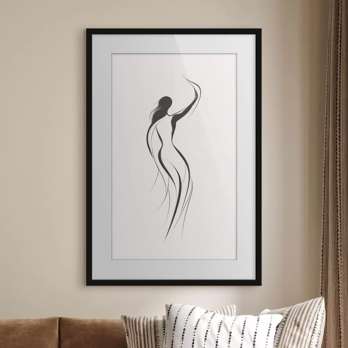 Poster Abstracción danzante f41487