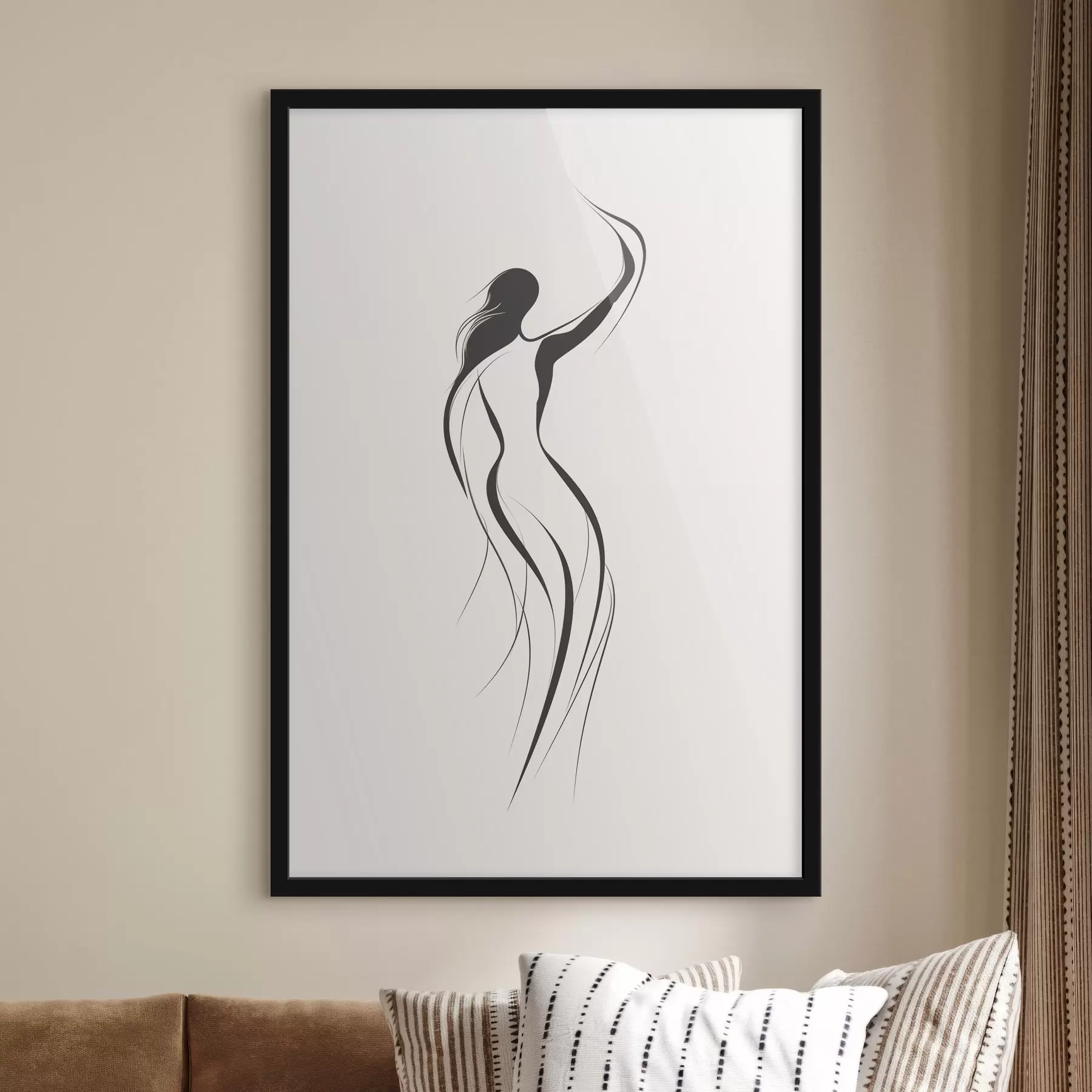 murales de pared Abstracción danzante f41487