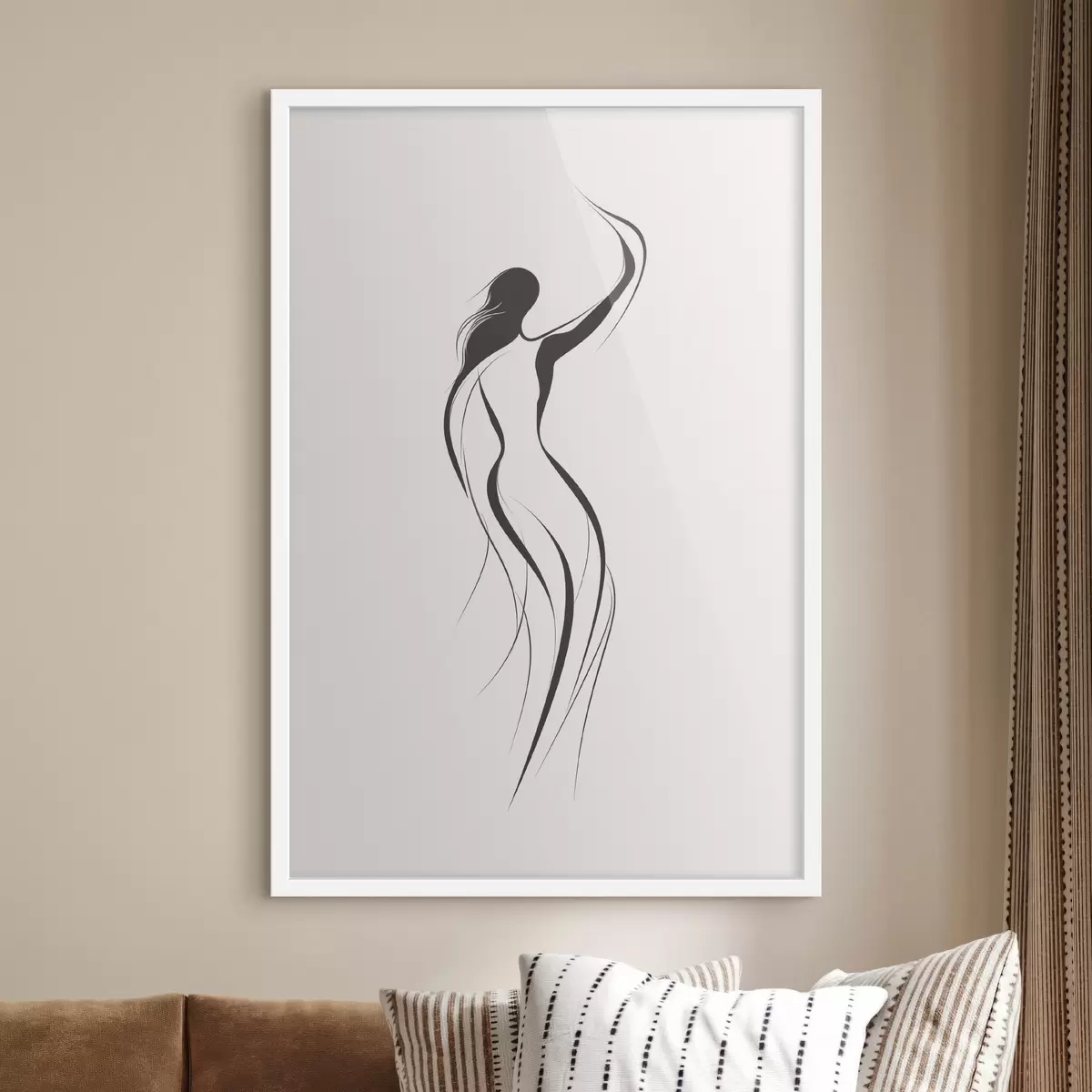 Poster Abstracción danzante f41487