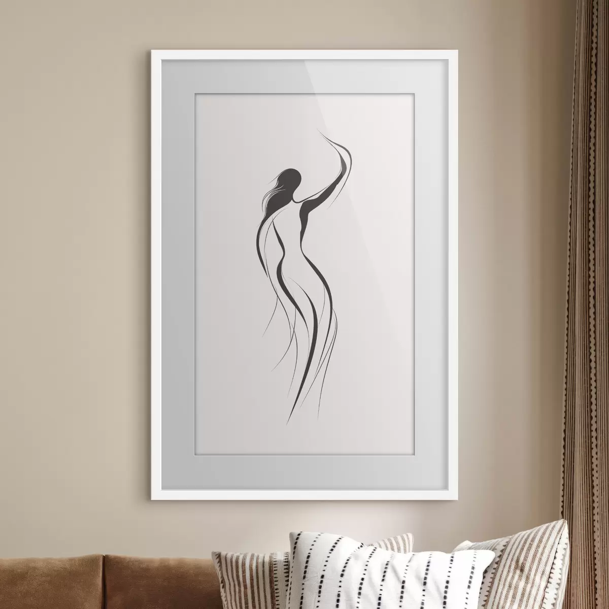 Poster Abstracción danzante f41487