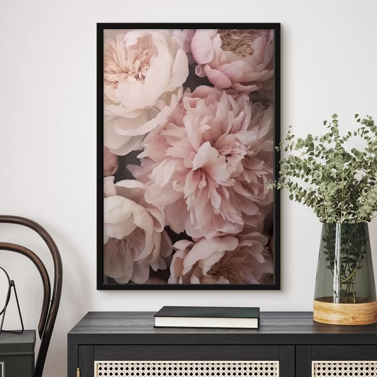 Poster Delicadas peonías rosas f41489