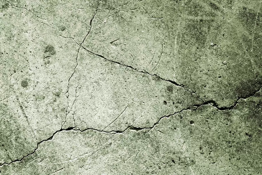 murales de pared Hormigón desgastado con una superficie fracturada u75783v1