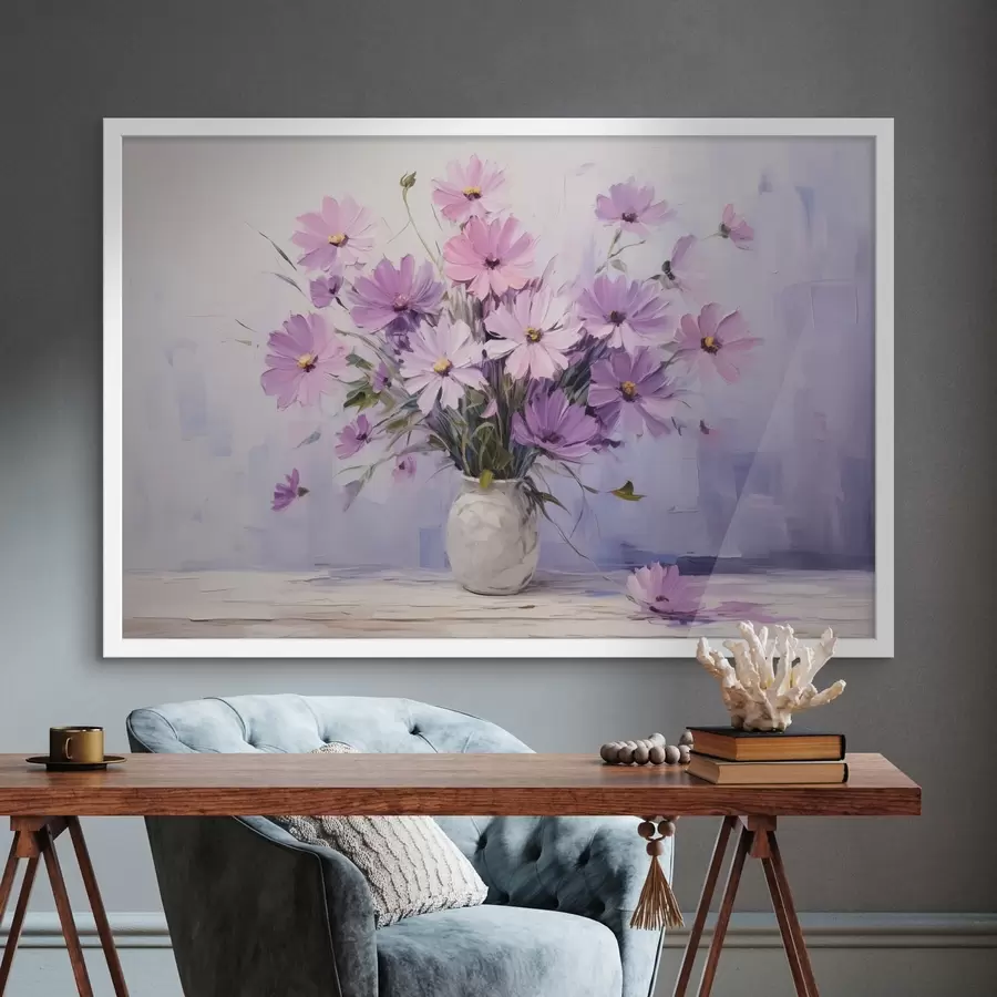 murales de pared Ternura violeta f41475