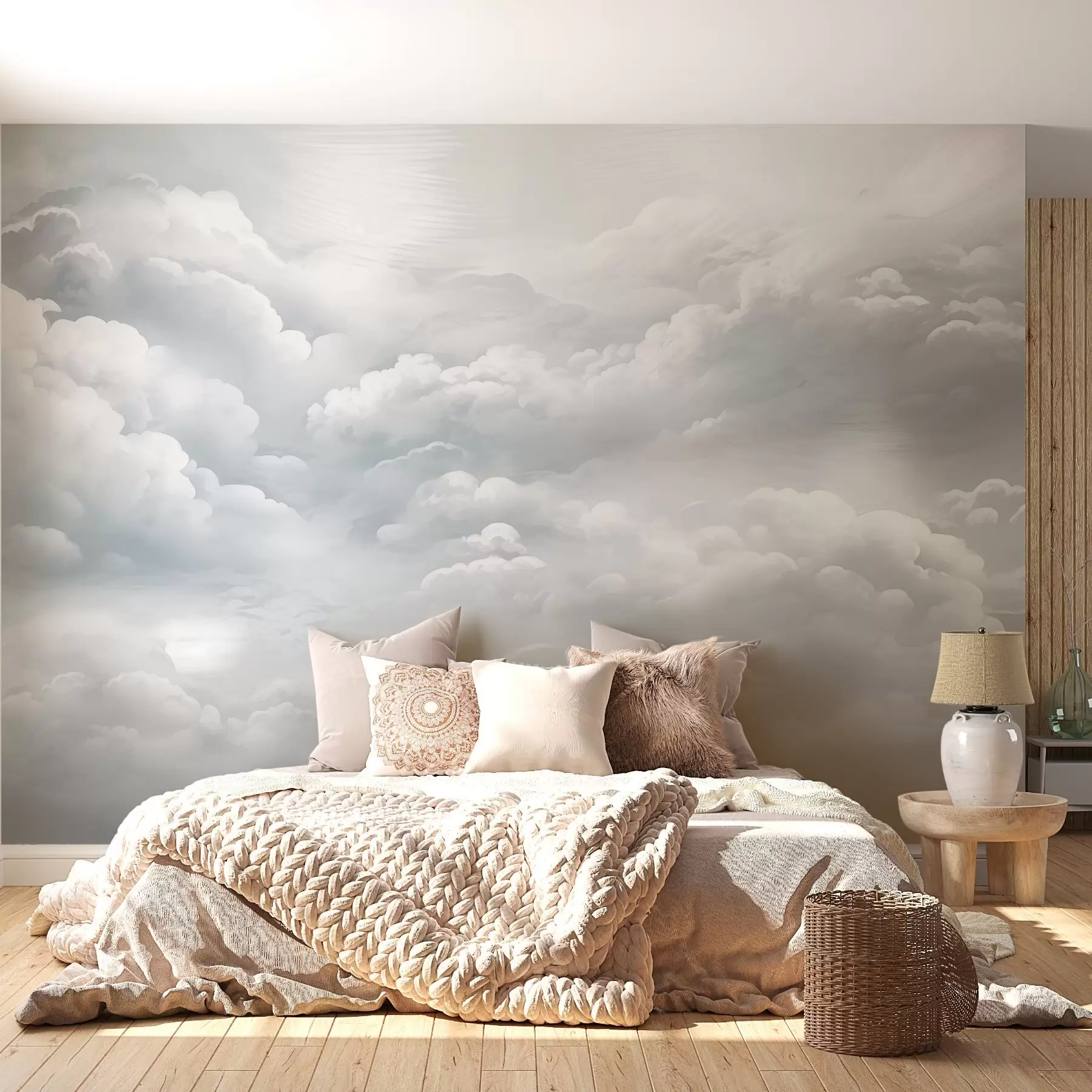 murales de pared Nubes grises w02189v1