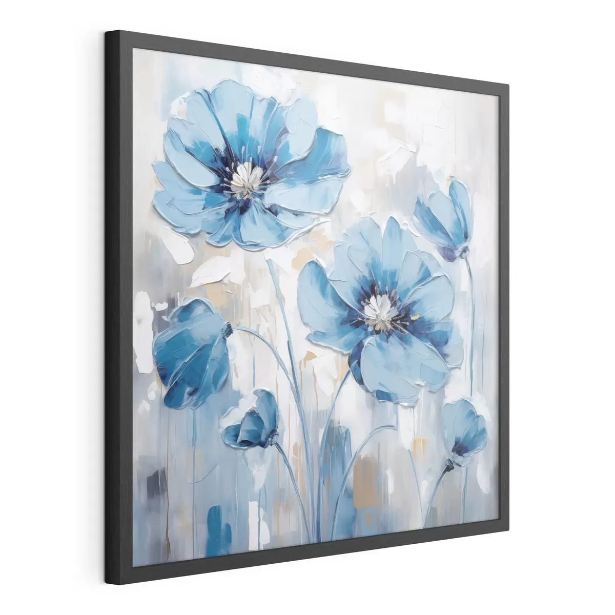 Poster Flores azules pintadas f41597