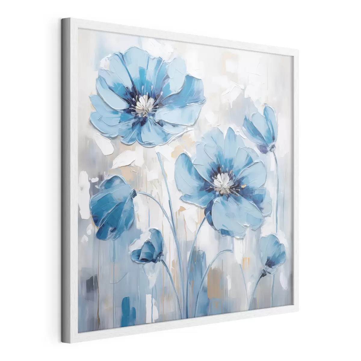 Poster Flores azules pintadas f41597