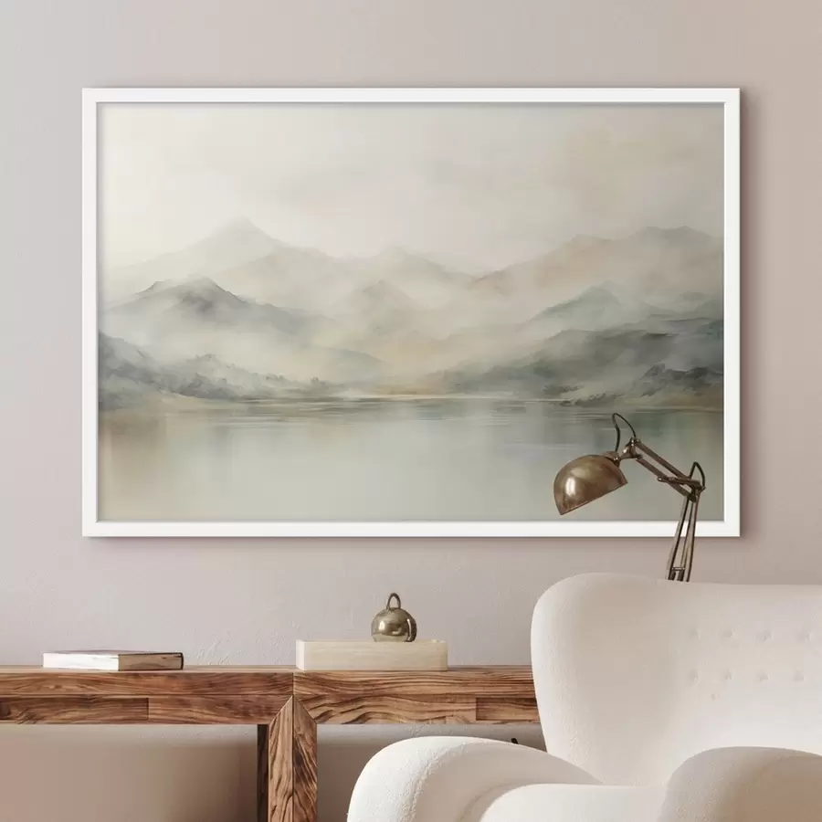 murales de pared Montañas de acuarela f41600