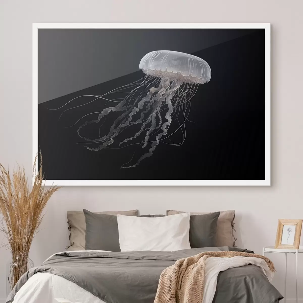 Poster Medusa mágica sobre fondo oscuro f41606