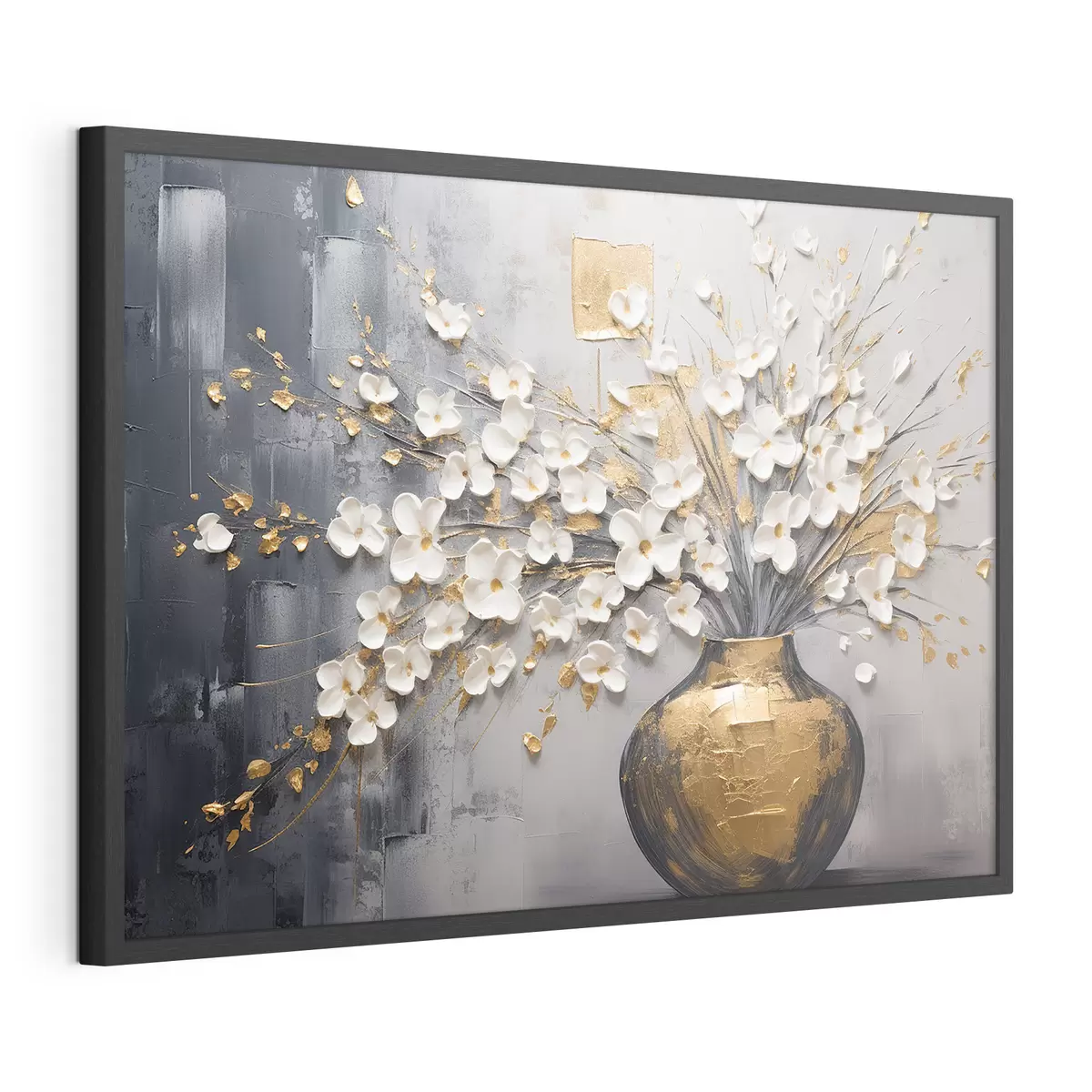 Poster Ramas de luz dorada f41558