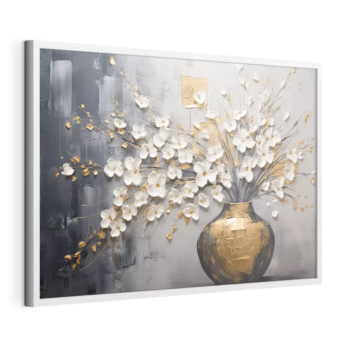 Poster Ramas de luz dorada f41558