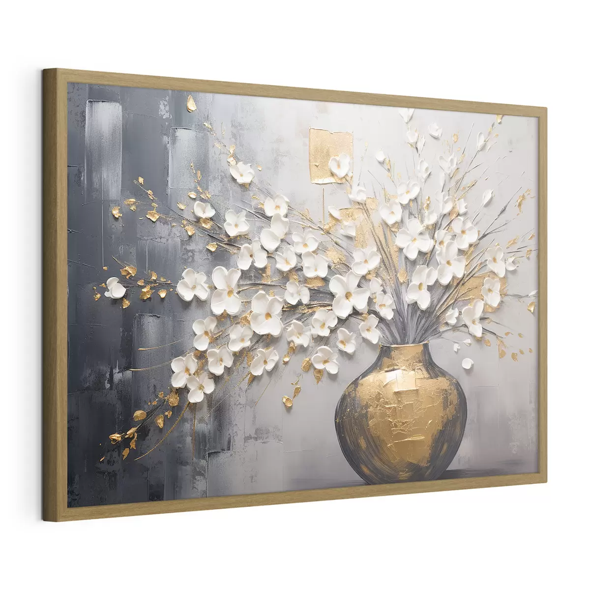 Poster Ramas de luz dorada f41558
