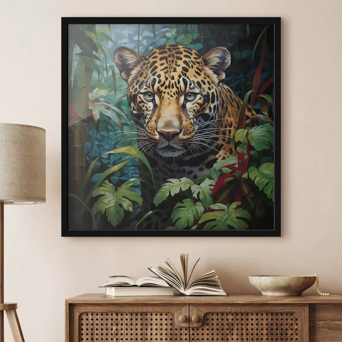 Poster Leopardo en la espesura f41566