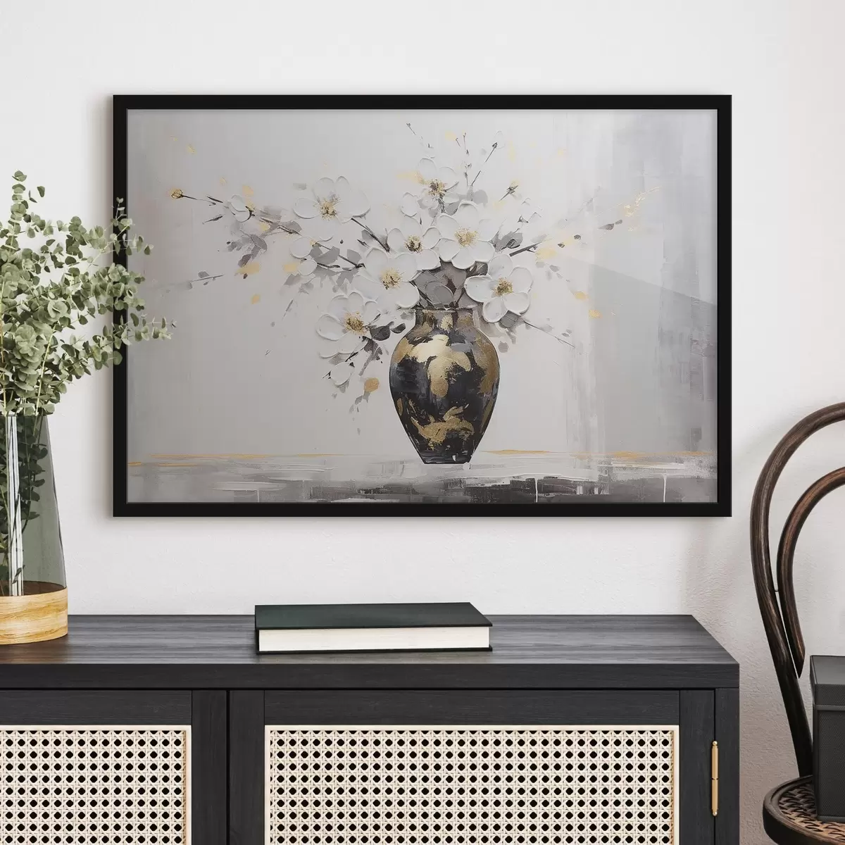 Poster Flores en un florero f41567