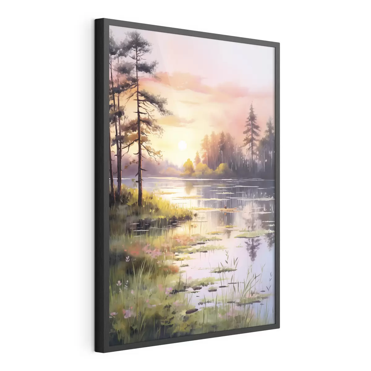 Poster El lago recibe el sol f41644