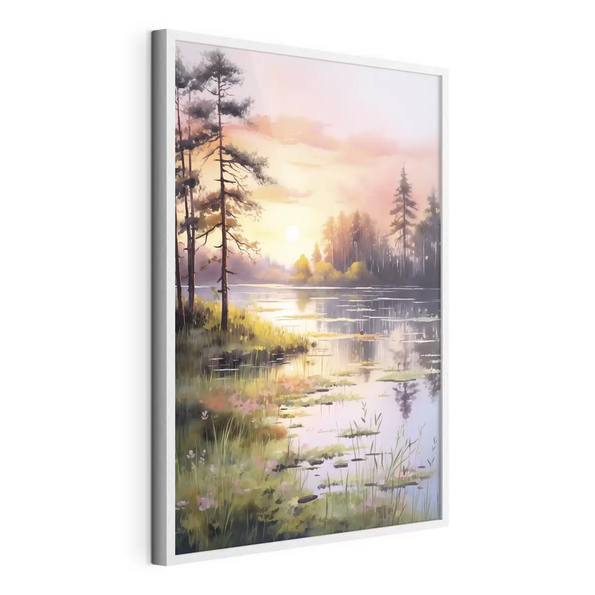 Poster El lago recibe el sol f41644