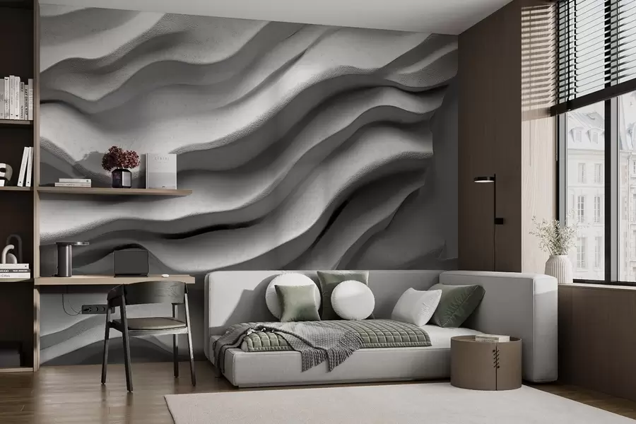 murales de pared Сon textura de relieve liso w02233
