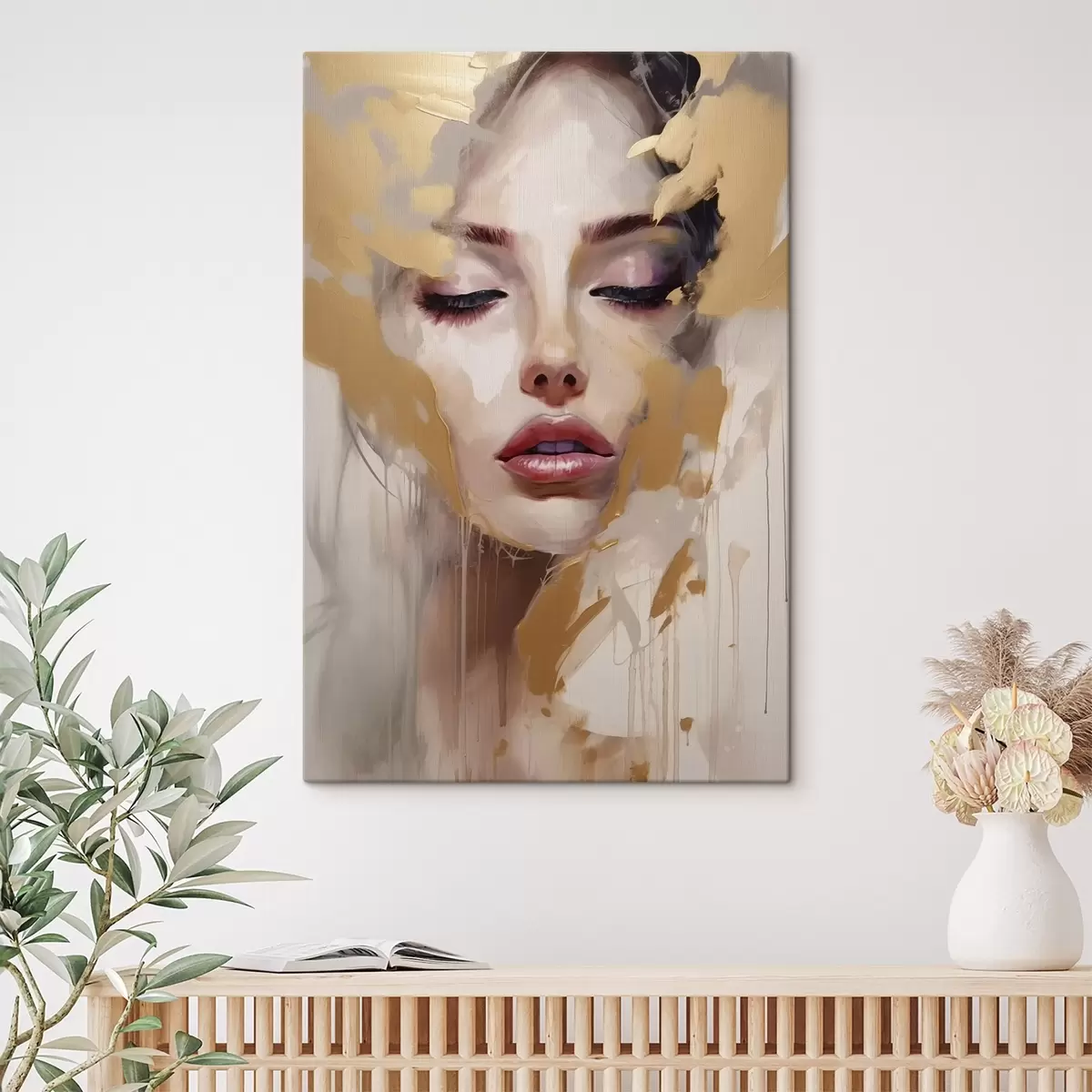 murales de pared Retrato de una niña s41671