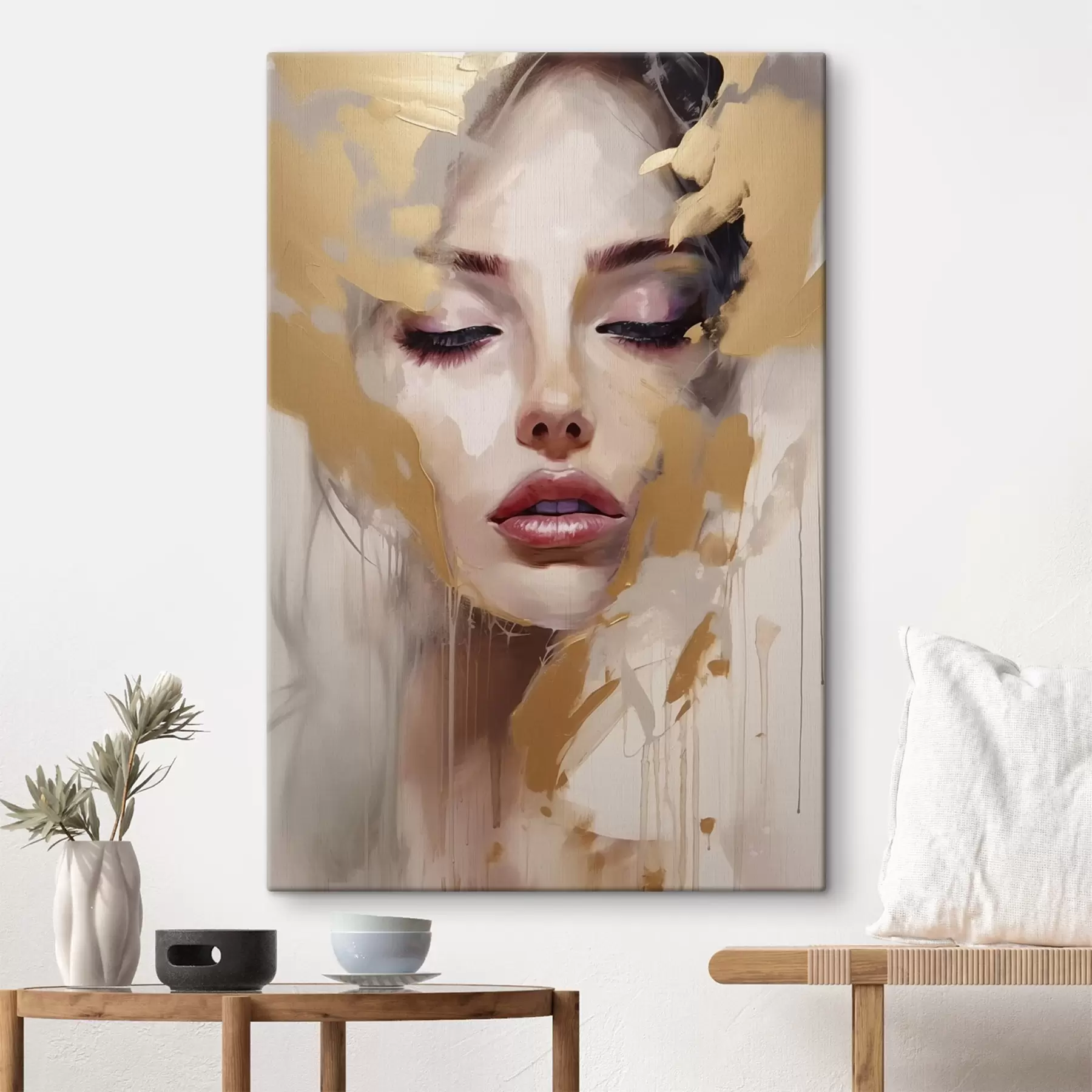 murales de pared Retrato de una niña s41671