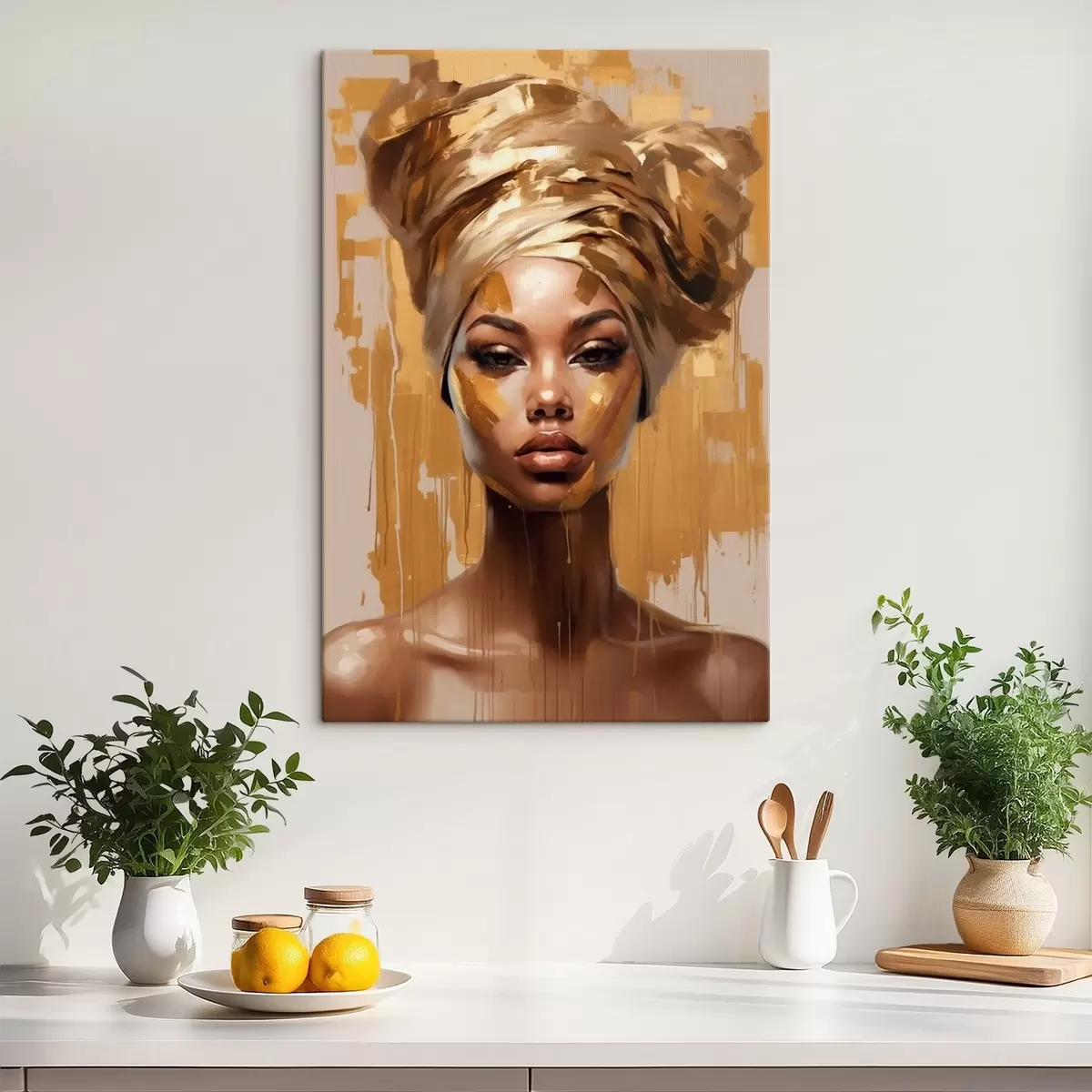 murales de pared Retrato de una niña s41686