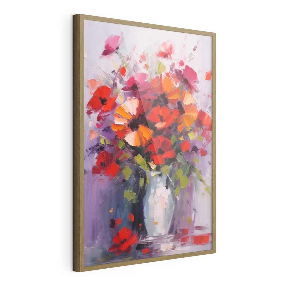 Poster Ramo de amapolas rojas f41666