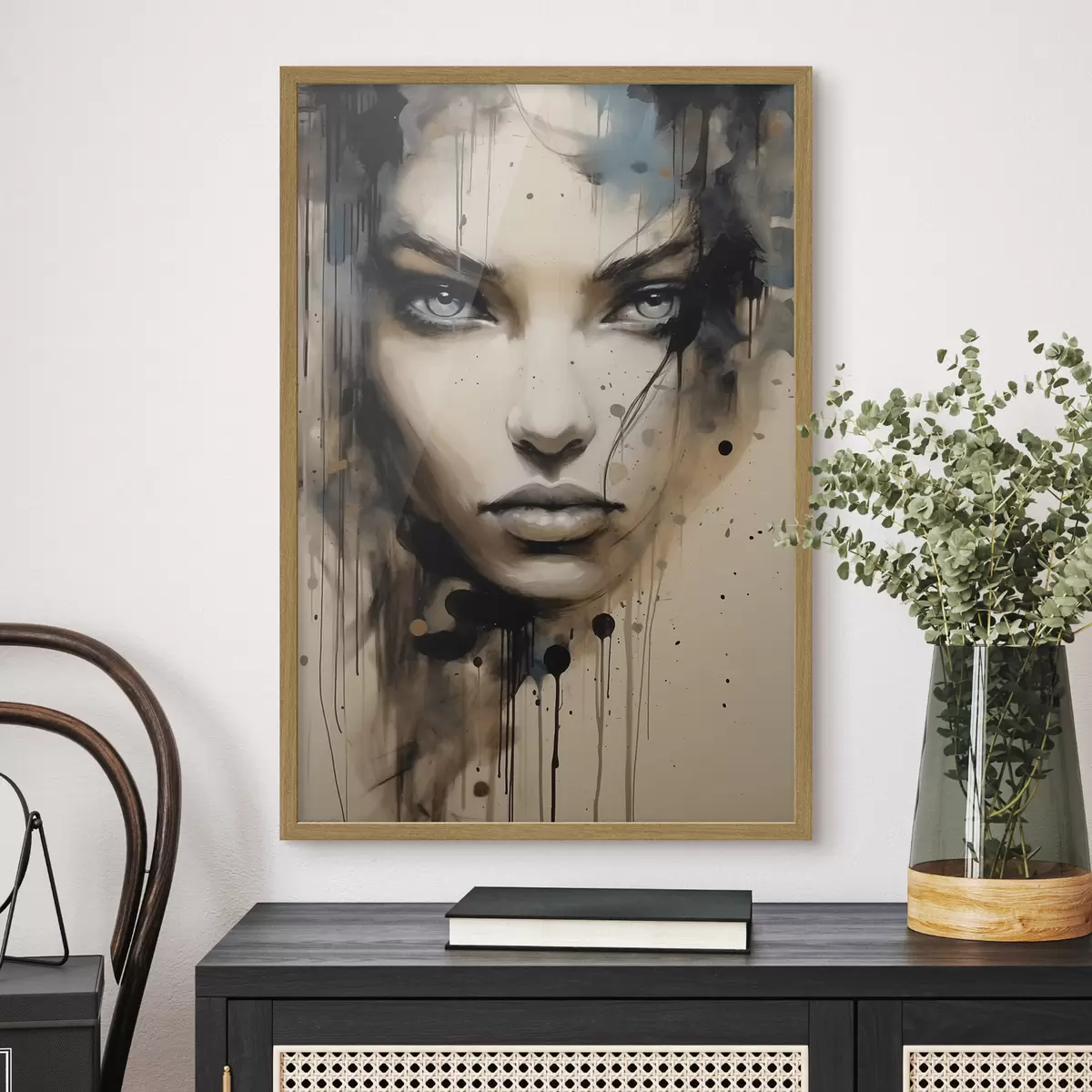 Poster Retrato femenino abstracto f41670