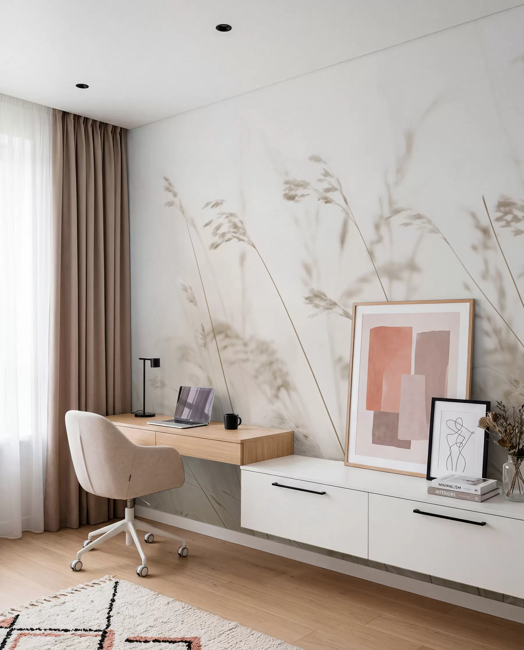 murales de pared Hierbas al alba w02250
