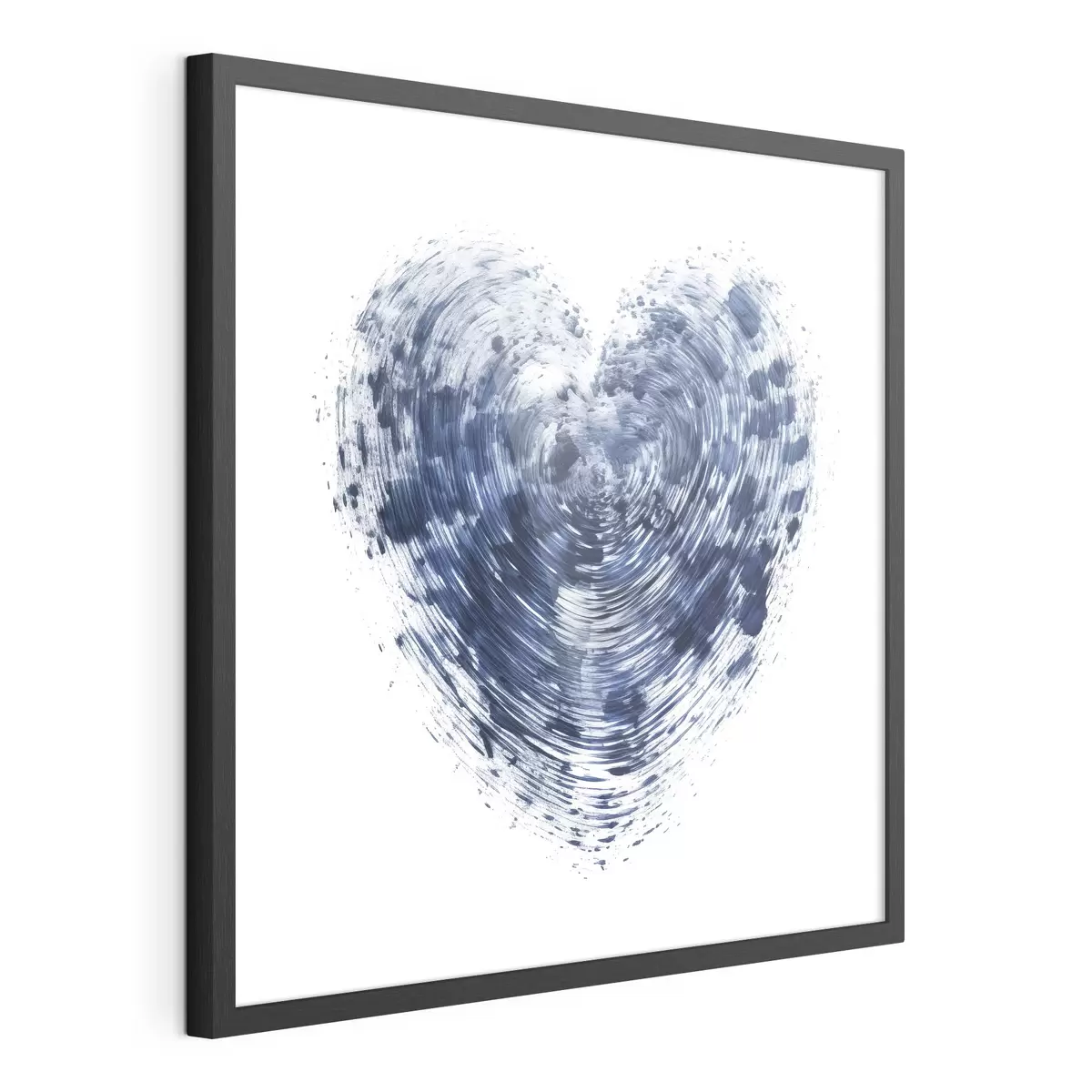 Poster Corazón azul texturizado f41707