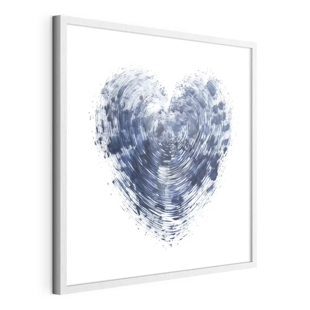 Poster Corazón azul texturizado f41707