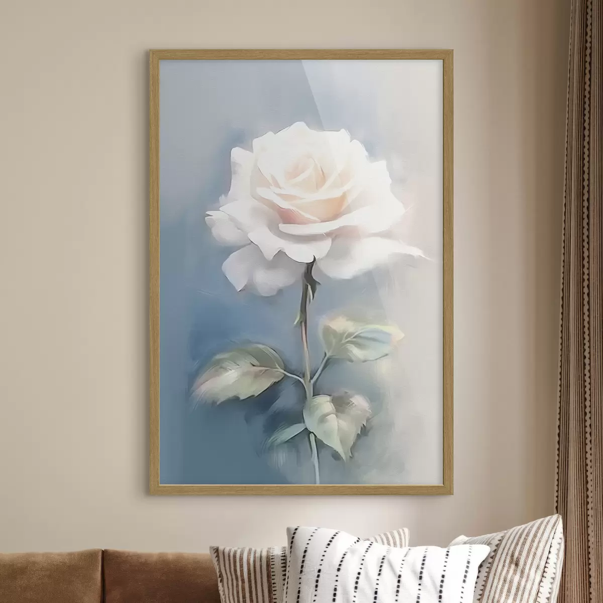 Poster Rosa blanca f41696