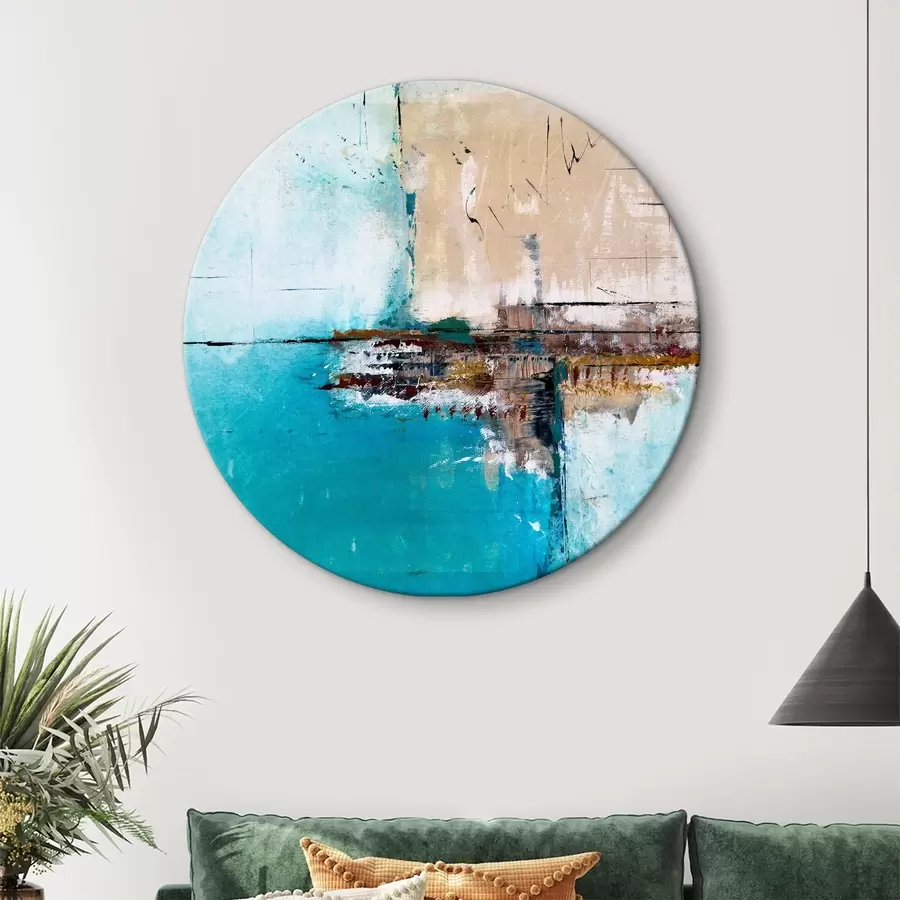 murales de pared Ciudad abstracta de la Costa Azul r01169