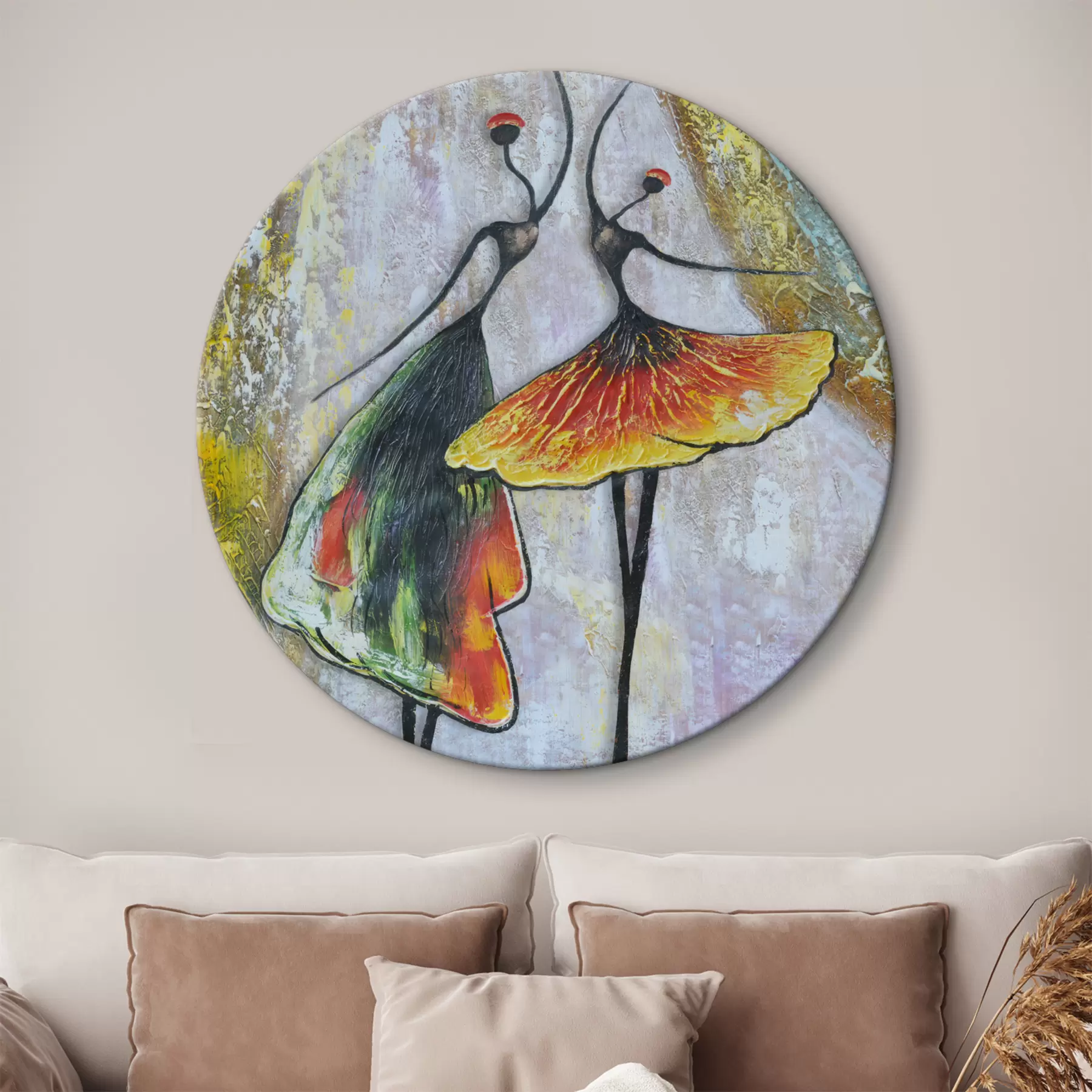 murales de pared Abstracción, bailarinas r01740