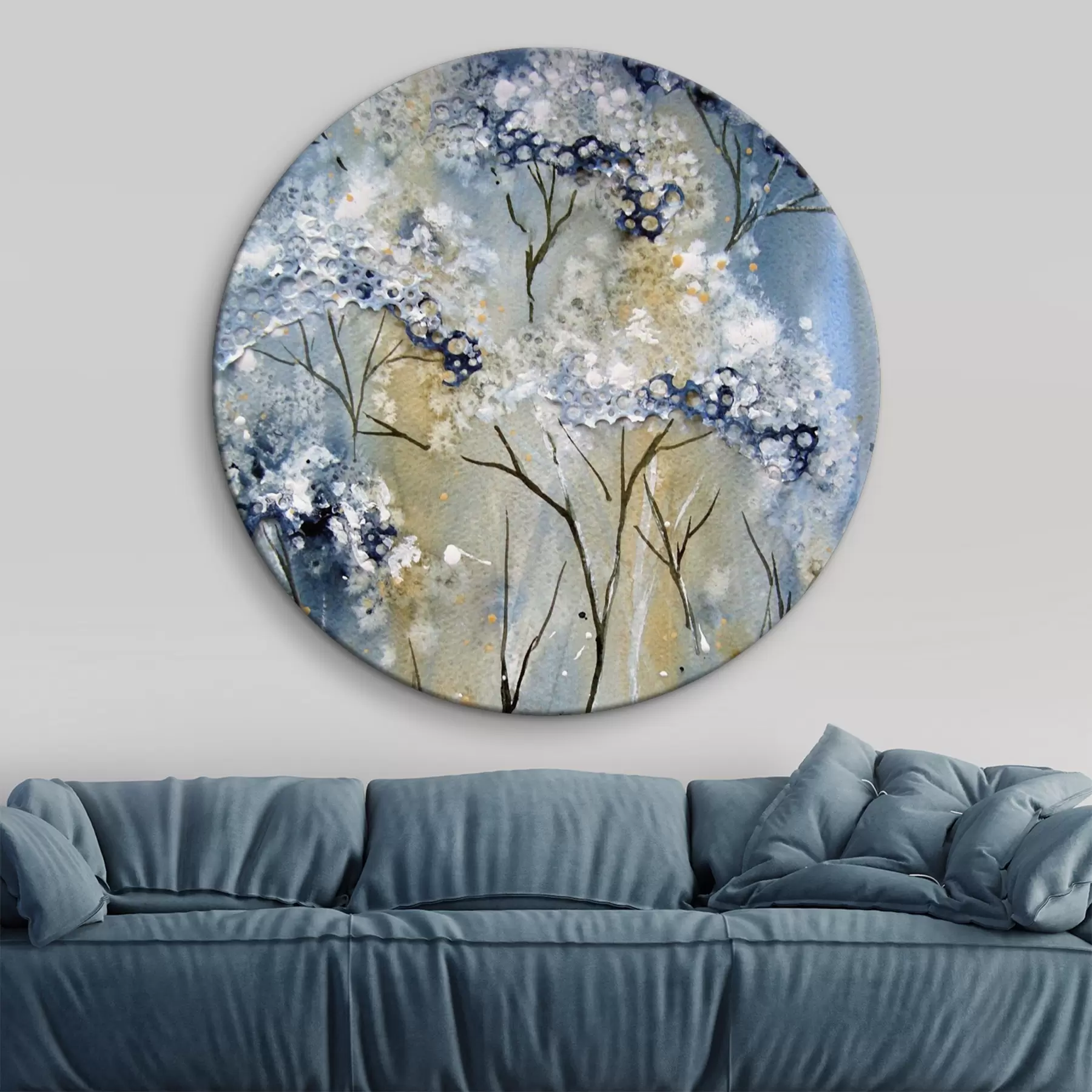 murales de pared Floración, acuarela r01991