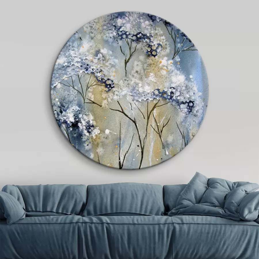 murales de pared Floración, acuarela r01991