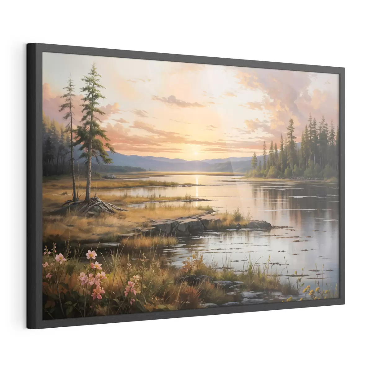 Poster Última luz sobre el lago f41733