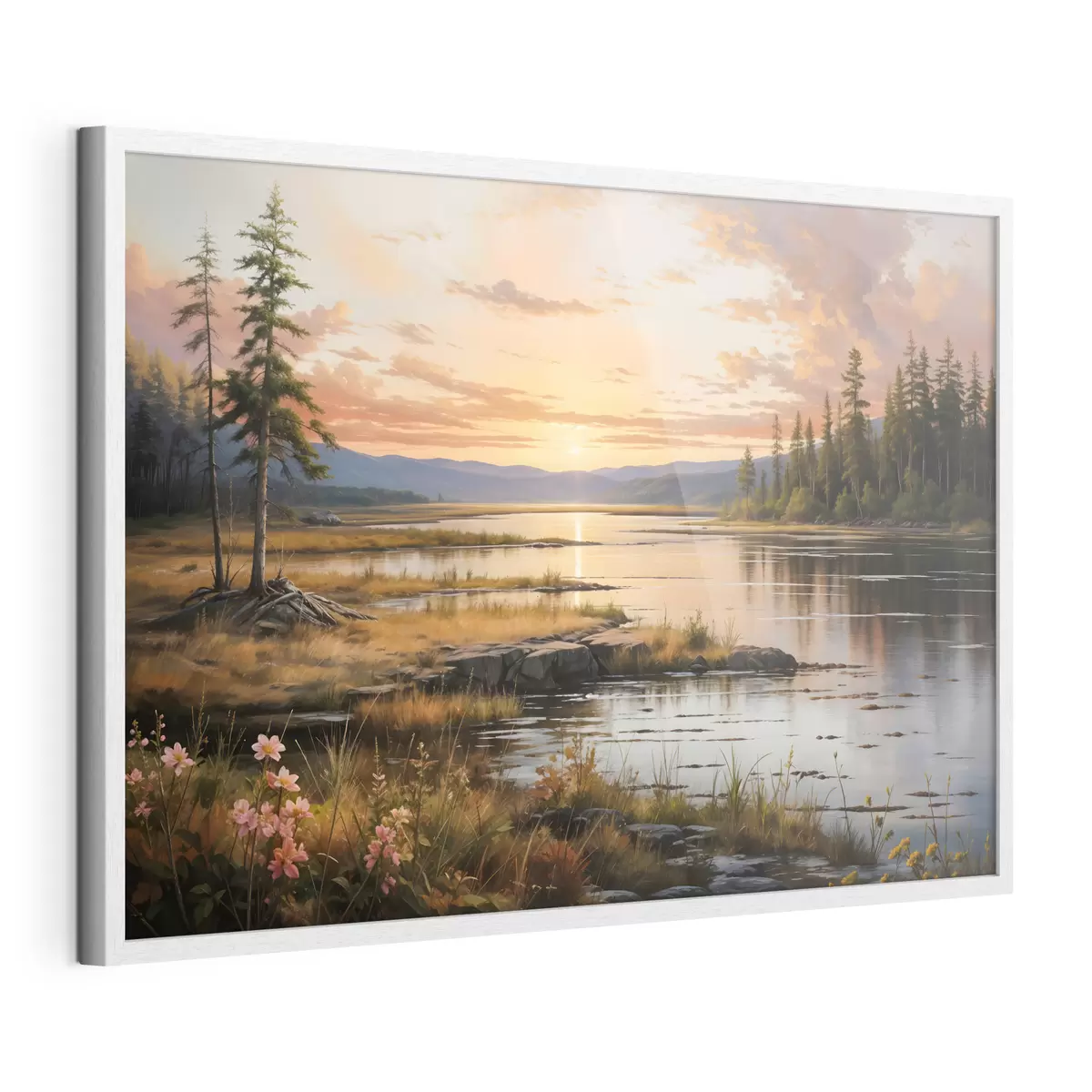 Poster Última luz sobre el lago f41733