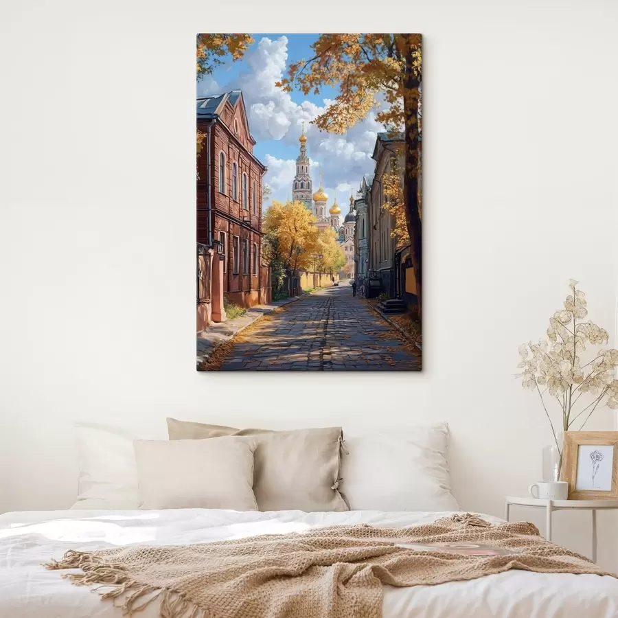 murales de pared Una calle de la ciudad s41752