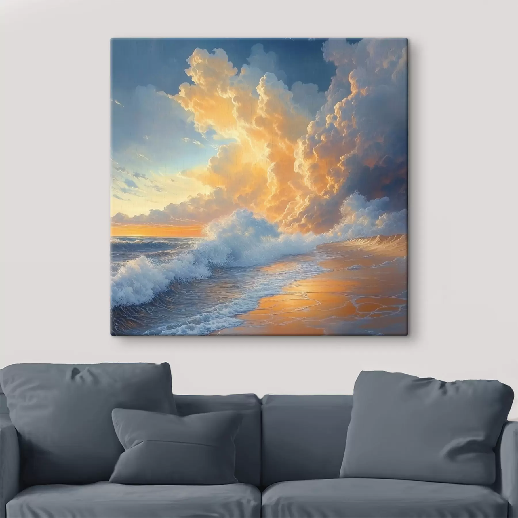 murales de pared Amanecer en el mar s41757