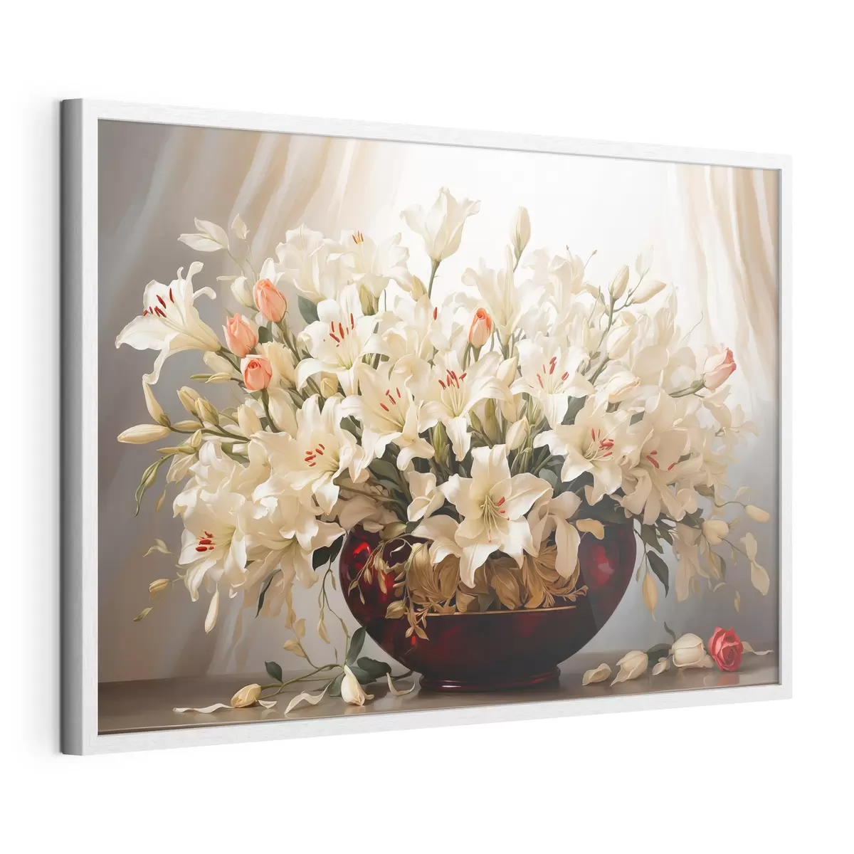 Poster Un abrazo de lirios f41510