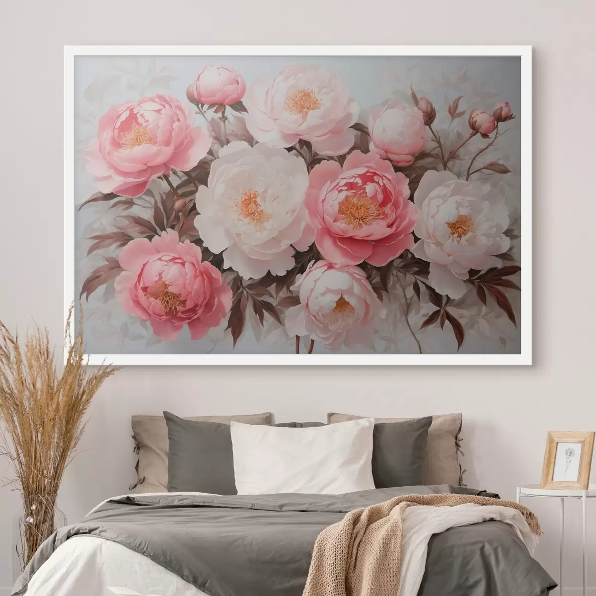 Poster Ramo de flores en la niebla f41532