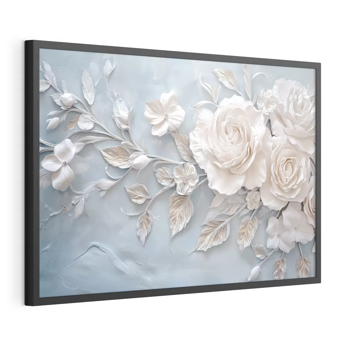 Poster Arreglo floral en tonos neutros f41858