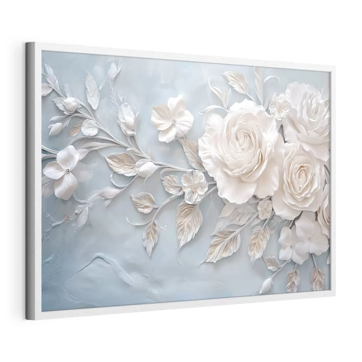 Poster Arreglo floral en tonos neutros f41858