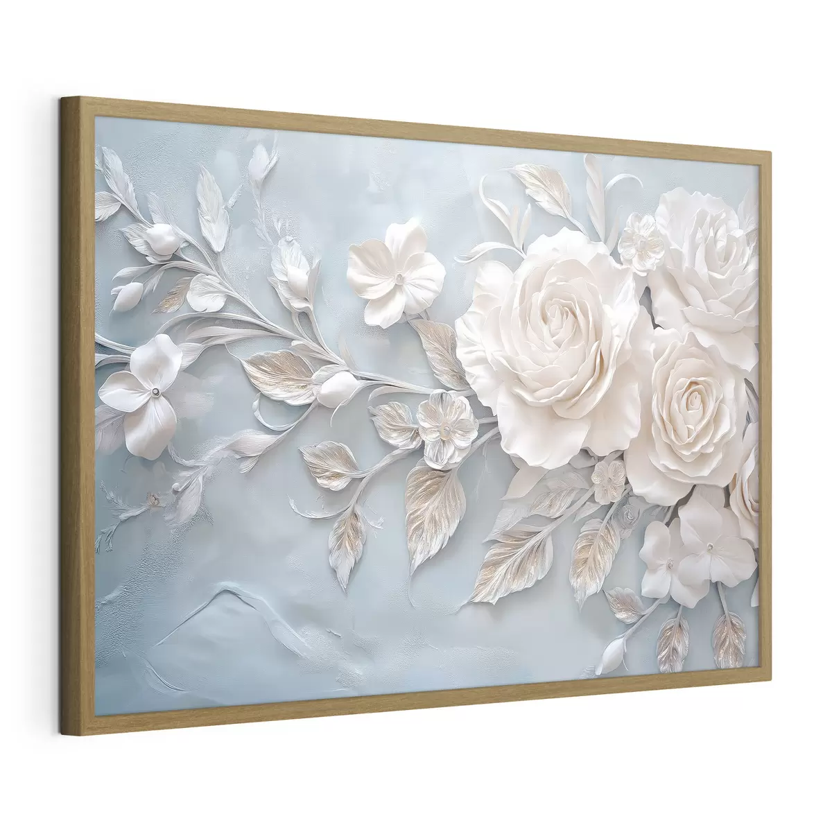 Poster Arreglo floral en tonos neutros f41858