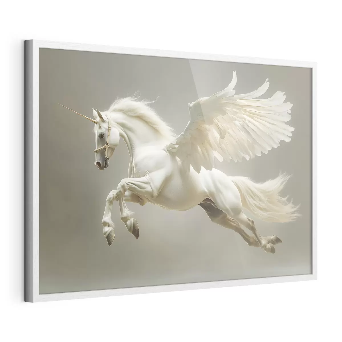 Poster Pegaso saltarín, un caballo alado f41875