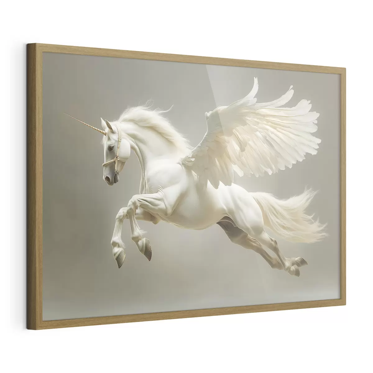 Poster Pegaso saltarín, un caballo alado f41875